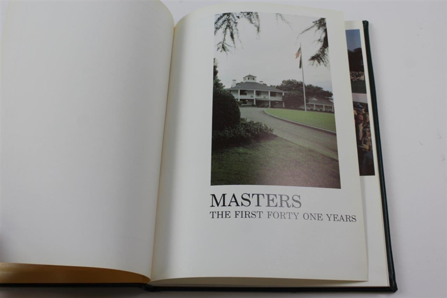 1978 Masters The First Forty One Years Tribute Book with Card
