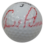 Arnold Palmer Signed Titleist 3 384 Dt 100 Golf Ball JSA ALOA