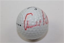 Arnold Palmer Signed Titleist 3 384 Dt 100 Golf Ball JSA ALOA