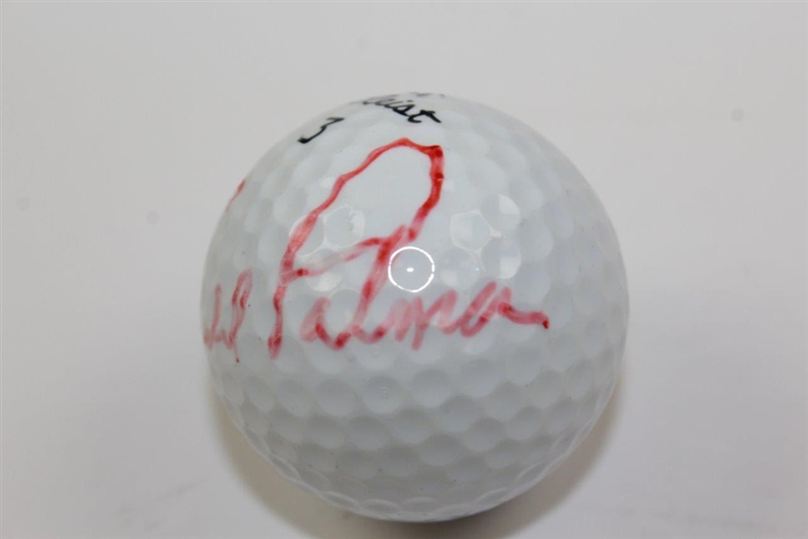 Arnold Palmer Signed Titleist 3 384 Dt 100 Golf Ball JSA ALOA
