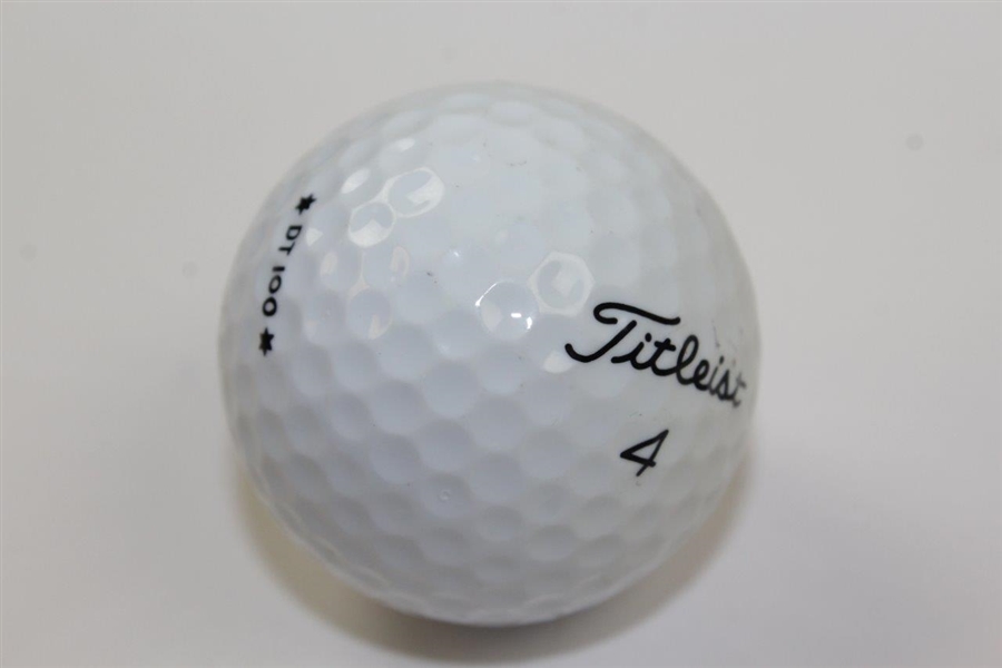Bernard Langer Titleist 4 Dt100 Golf Ball JSA ALOA