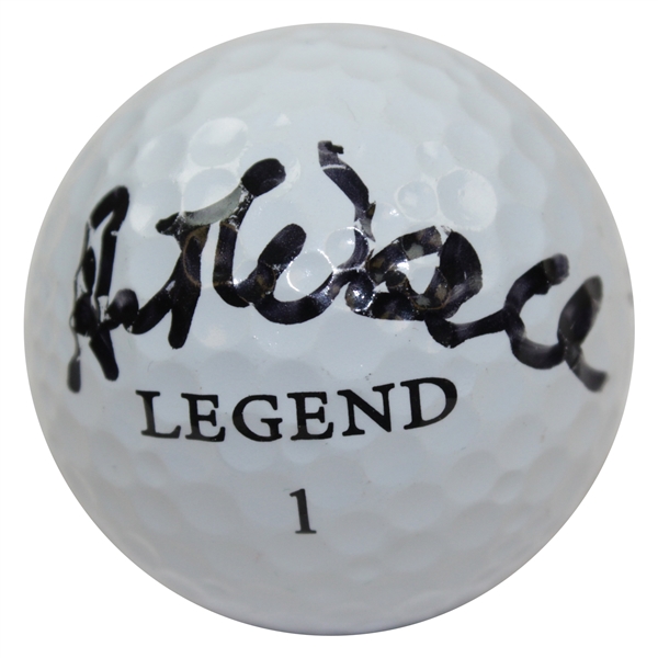Art Wall Signed Legend Golf Ball JSA ALOA