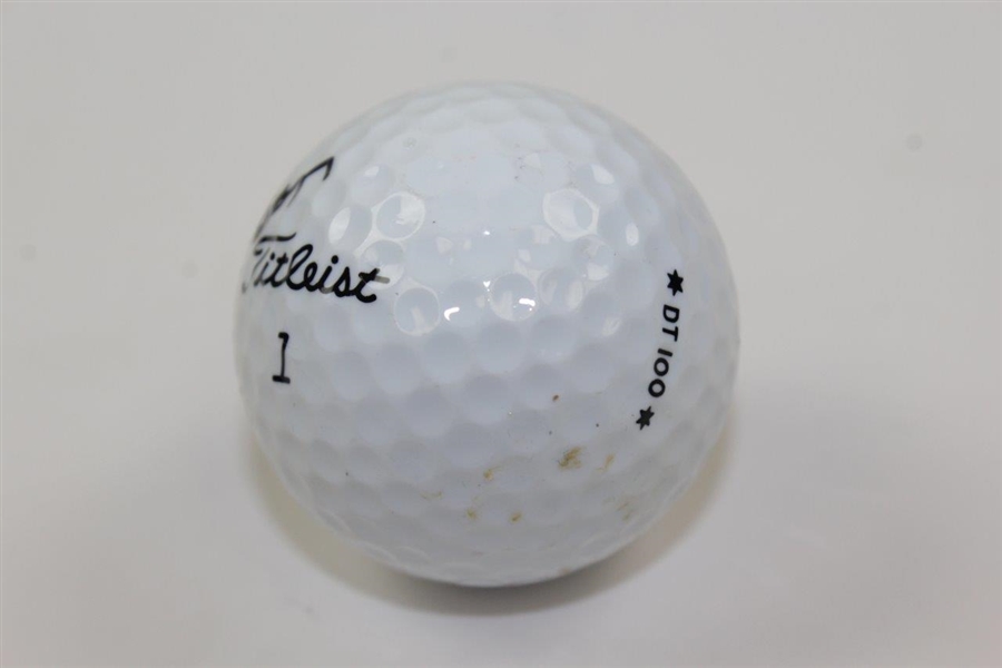 Larry Nelson Signed Titleist 1 Golf Ball JSA ALOA