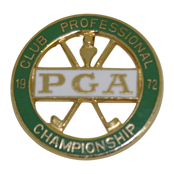 1972 PGA Club Professional Championship Pin/Badge
