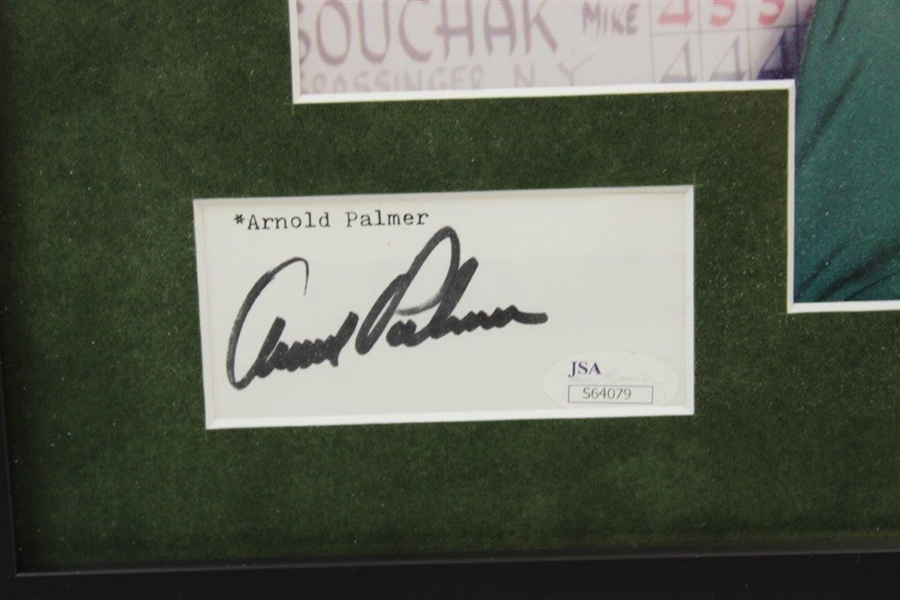 Arnold Palmer Cut Signature with Photo - Framed JSA #S64079