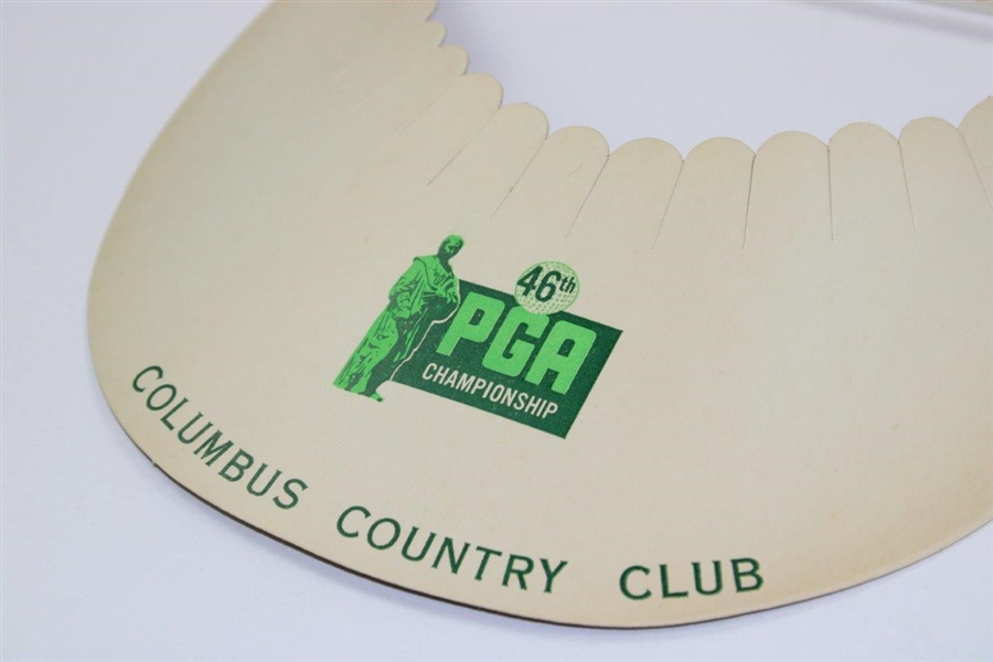 46th PGA Championship at Columbus Country Club Paper Visor - Unused