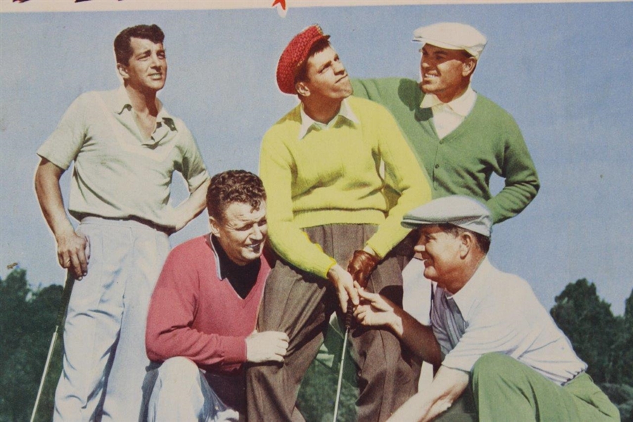 1953 'The Caddy' Movie 11x14 Lobby Card #2 - Pros Helping Lewis with His Stance