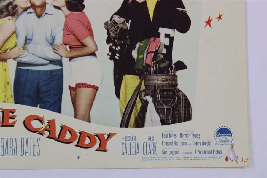 1953 'The Caddy' Movie 11x14 Lobby Card #5 - Actresses with Dean, Jerry with Golf Bag & Clubs