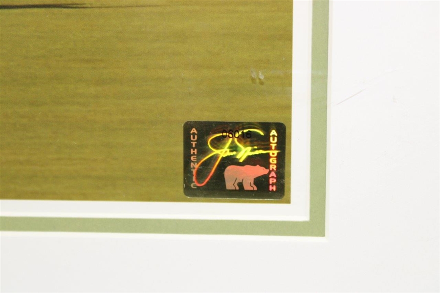 Jack Nicklaus Signed Ltd Ed 'The Final Green' Photo  #145/200 - Framed - Golden Bear Hologram