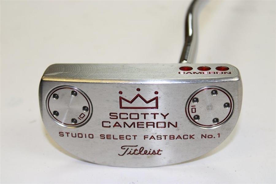 Scotty Cameron Titleist Studio Select Fastback No. 1 Putter with Head Cover