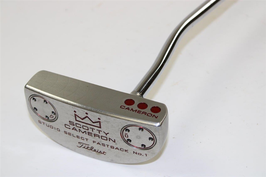 Scotty Cameron Titleist Studio Select Fastback No. 1 Putter with Head Cover