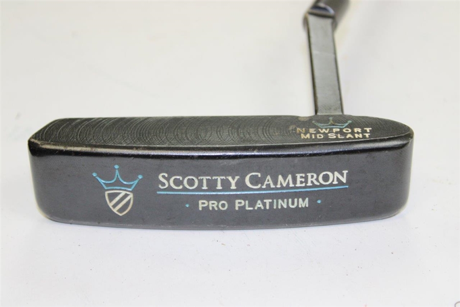 Scotty Cameron Titleist Newport Mid Slant Pro Platinum Putter with Head Cover