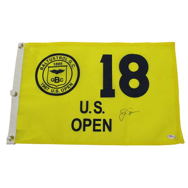 Jack Nicklaus Signed Commemorative '1967 US Open at Baltusrol' Screen Flag PSA/DNA #AJ25067