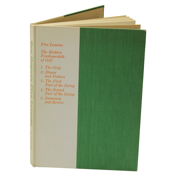 Ben Hogan Signed & Inscribed 1957 'Five Lessons' Book JSA ALOA