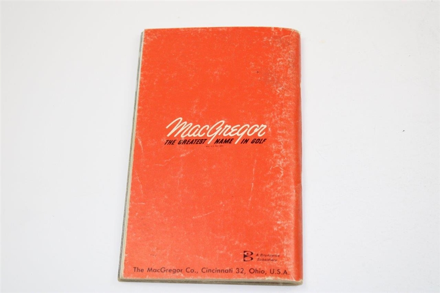 1960 Macgregor Golf Advisors Staff of Champions Booklet