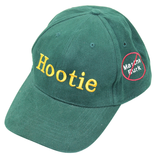 Green Undated Masters 2003 'Hootie' Green 'Strong Support' Caddy Hat - Unused