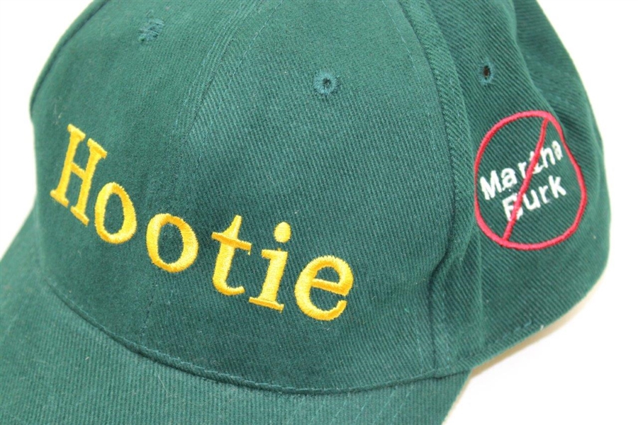 Green Undated Masters 2003 'Hootie' Green 'Strong Support' Caddy Hat - Unused
