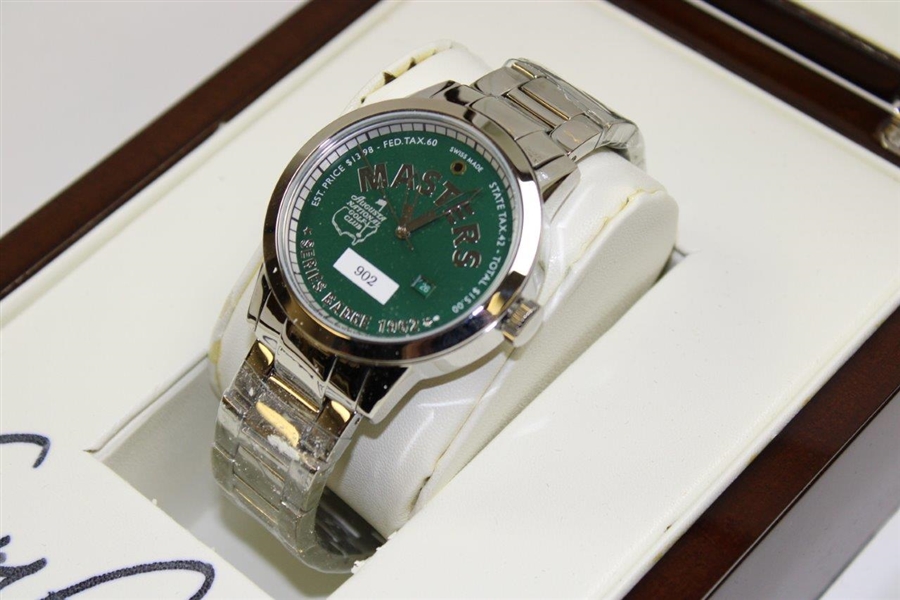 Arnold Palmer Signed 2012 Masters Tournament Ltd Ed '1962' Watch in Orignial Box