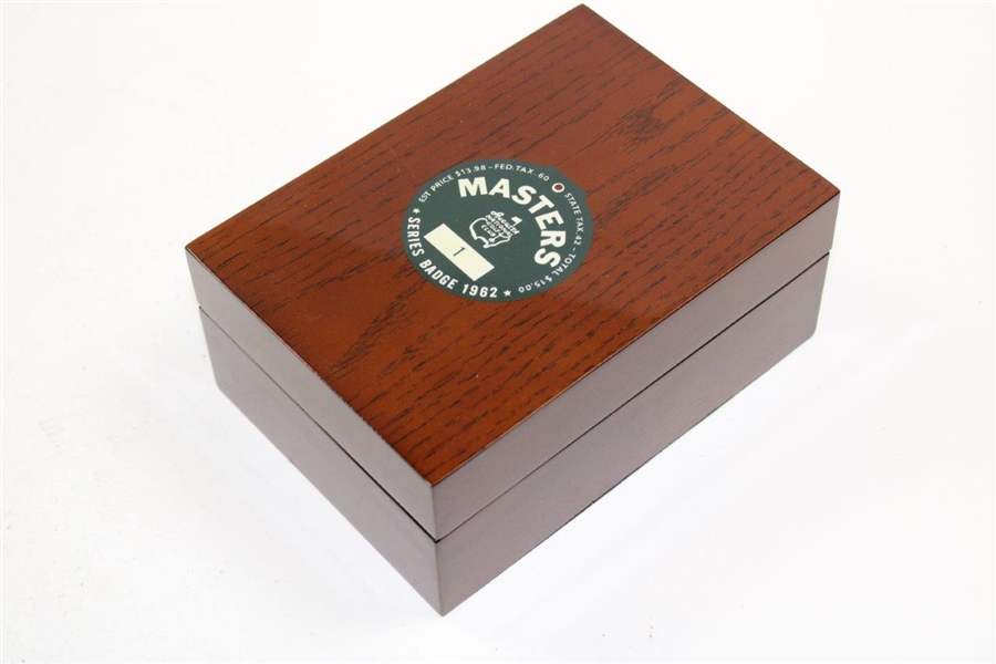 Arnold Palmer Signed 2012 Masters Tournament Ltd Ed '1962' Watch in Orignial Box