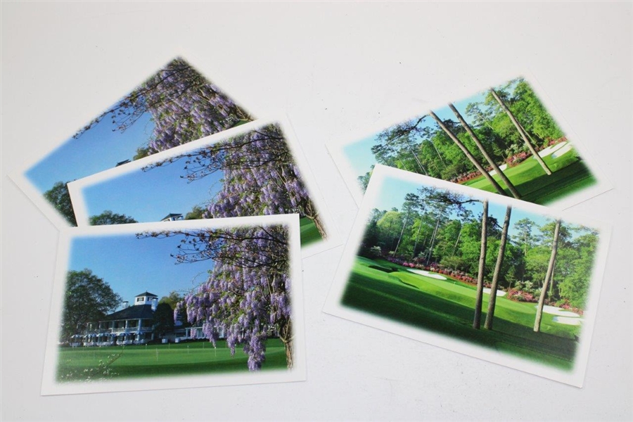 Set of Augusta National Golf Club Notecards in Original Box with Envelopes