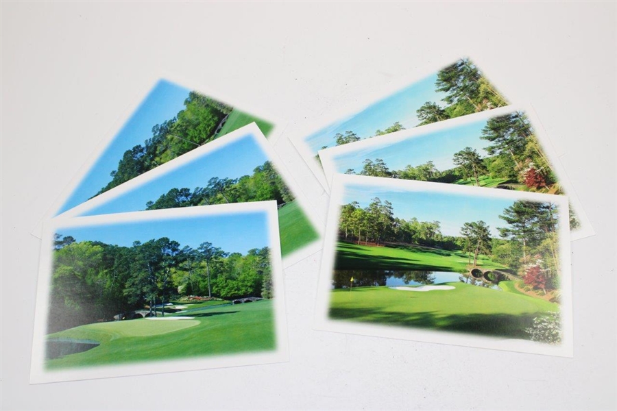 Set of Augusta National Golf Club Notecards in Original Box with Envelopes