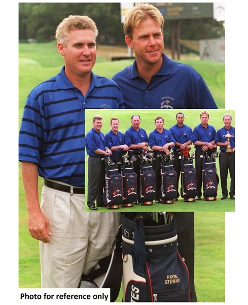 Payne Stewart's Personal 1999 Ryder Cup Team USA Golf Bag Signed By Team JSA ALOA