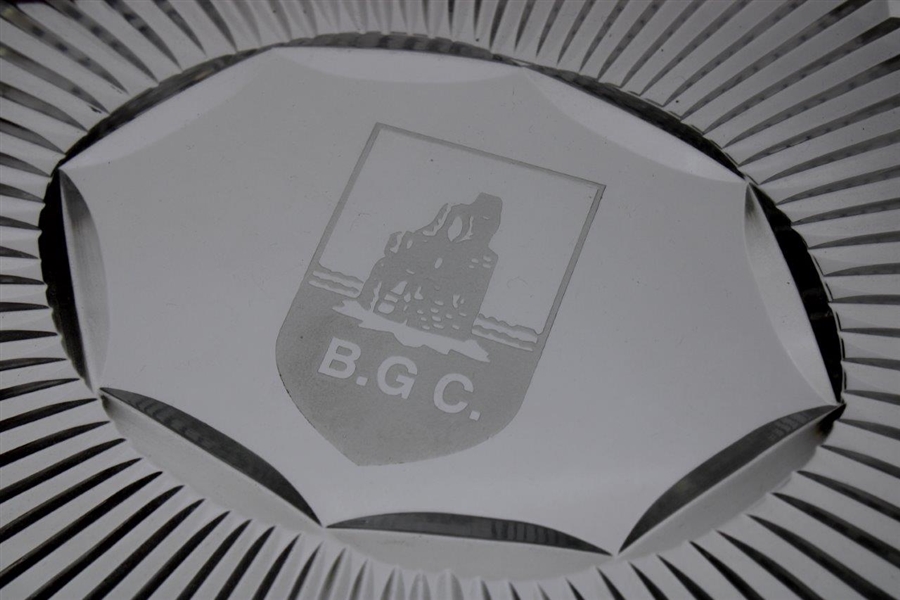 Payne Stewart's Personal Undated B.G.C Glass Dish/Tray