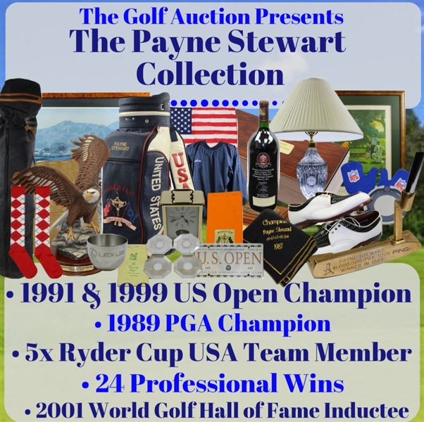 Payne Stewart's Personal 1993 AT&T Pebble Beach Contestant Decanter - 8th Annual
