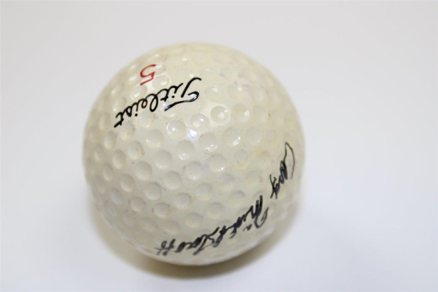 Cary Middlecoff Vintage Signed Titleist Acushnet DT Golf Ball JSA FULL #BB85448