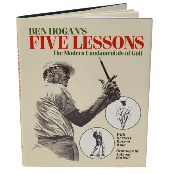 Ben Hogan Signed 1985 'Five Lessons: The Modern Fundamentls of Golf' Golf Book JSA ALOA