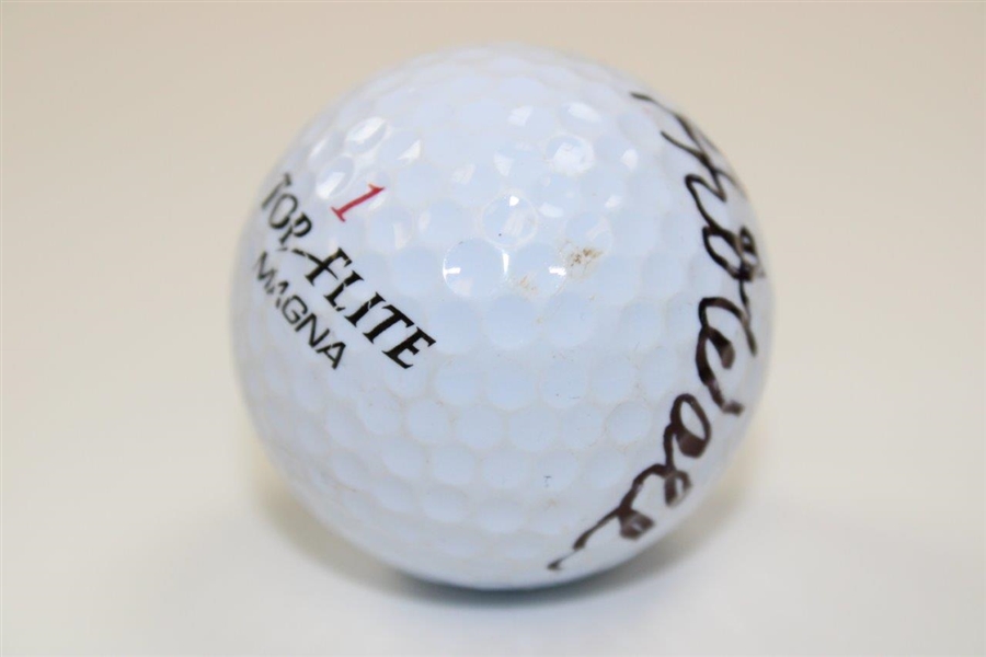 Art Wall Signed Top-Flite Magna 1 Logo Golf Ball JSA ALOA