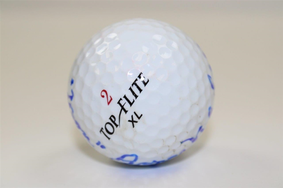 Byron Nelson Signed Spalding Top-Flite XL 2 Logo Golf Ball with 'Iron' JSA ALOA
