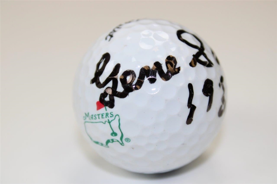 Gene Sarazen Signed Masters Logo Titleist 2 Golf Ball with '1935' JSA ALOA