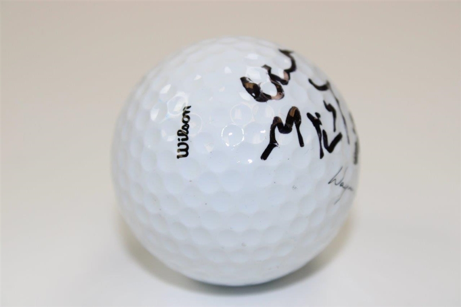 Wayne Gretzky Signed Personal '99' Logo Upper Deck Authenticated Wilson Golf Ball JSA ALOA