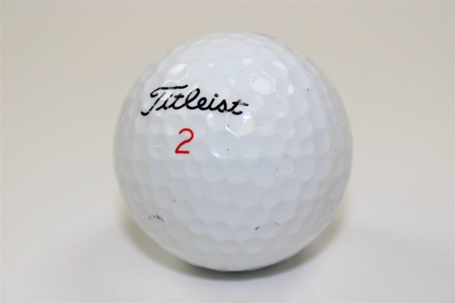 Craig Stadler Signed Titleist 2 Logo Golf Ball JSA ALOA
