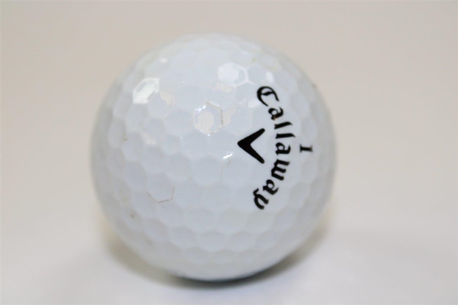 Annika Sorenstam Signed Callaway 1 Logo Golf Ball JSA ALOA