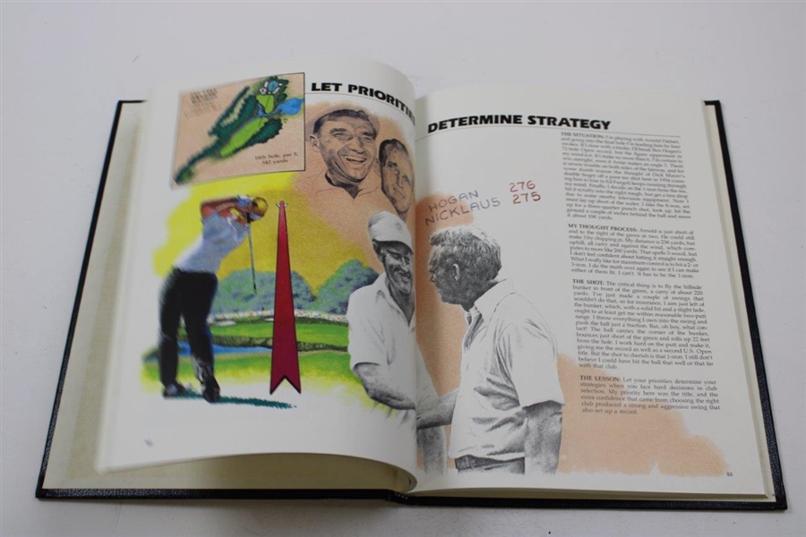 1988 'Jack Nicklaus: My Most Memorable Shots In The Majors' Book by Jack Nicklaus & Ken Bowden
