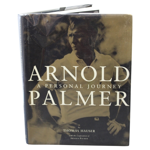Arnold Palmer Signed 1994 'Arnold Palmer: A Personal Journey' by Thomas Hauser - Signed Card JSA ALOA