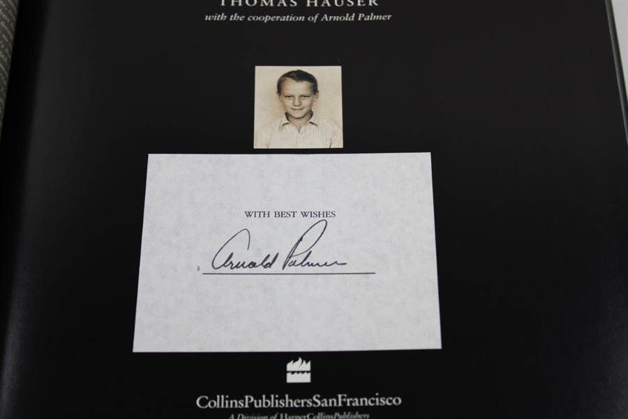 Arnold Palmer Signed 1994 'Arnold Palmer: A Personal Journey' by Thomas Hauser - Signed Card JSA ALOA