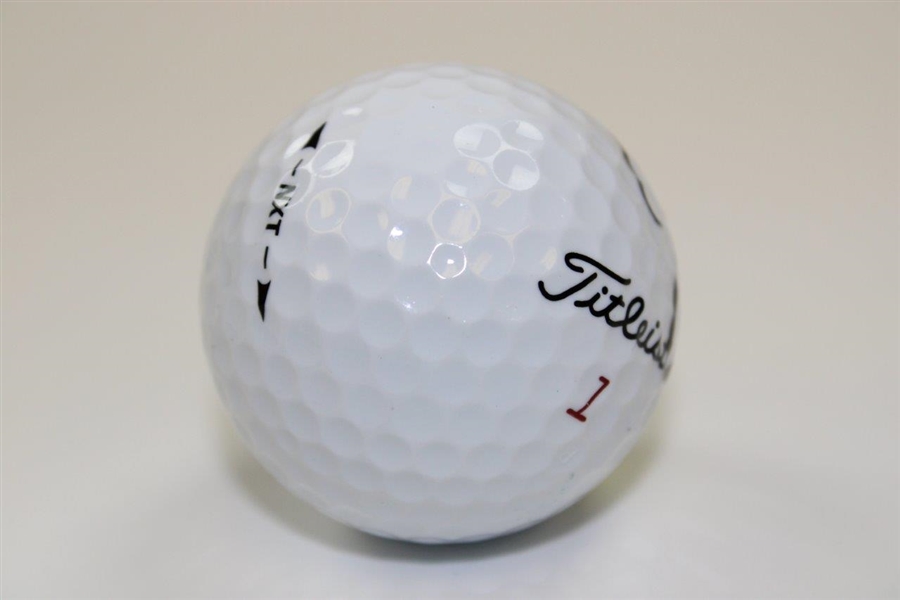 Bryson Dechambeau Signed Masters Logo Titleist Golf Ball JSA ALOA