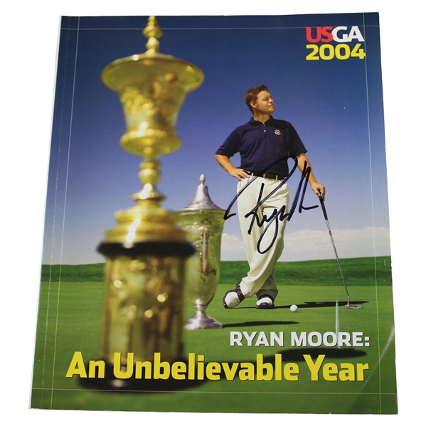 Ryan Moore Signed 2004 USGA Magazine JSA ALOA