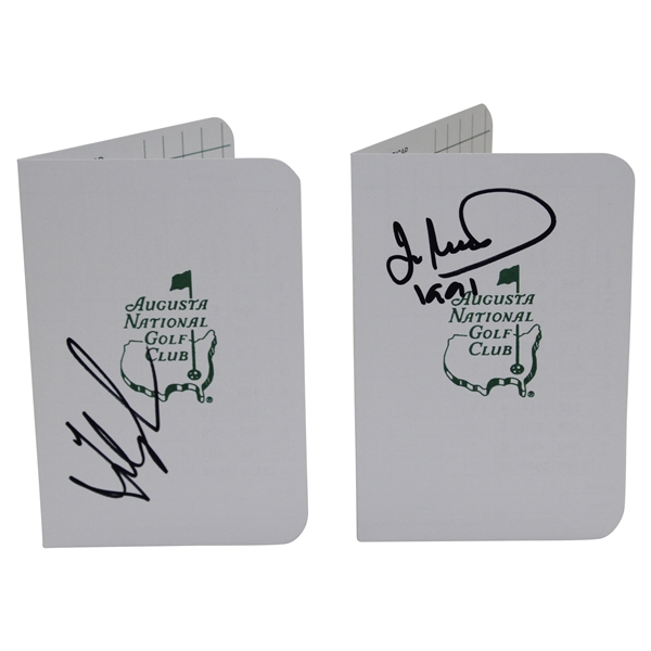 Fred Couples & Ian Woosnam '1991' Signed Augusta National Golf Club Scorecards JSA ALOA