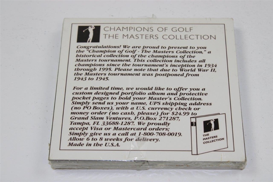 1995 Champions of Golf The Masters Collection 'Compliments of Titleist' - 1934-1995