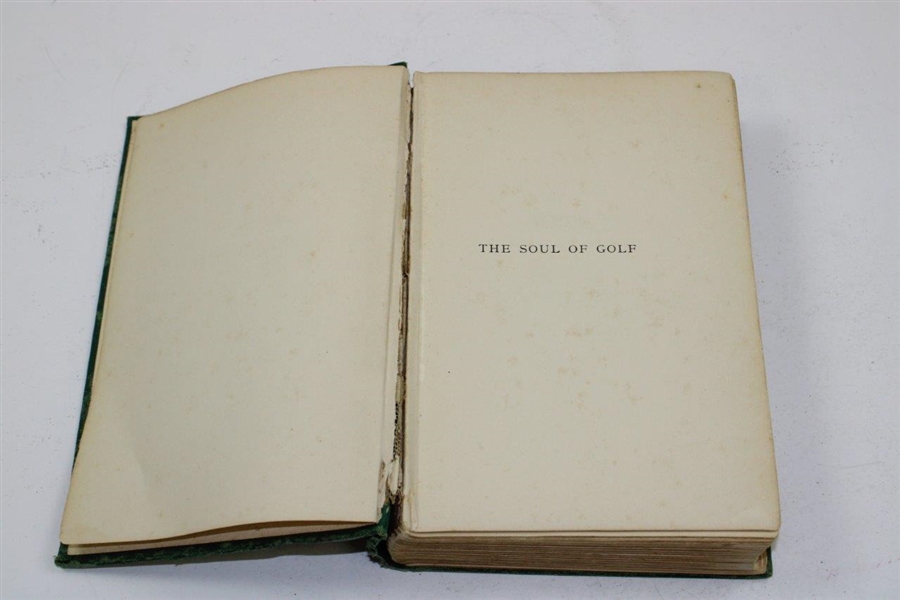 1912 'The Soul of Golf' Book by P.A. Vaile