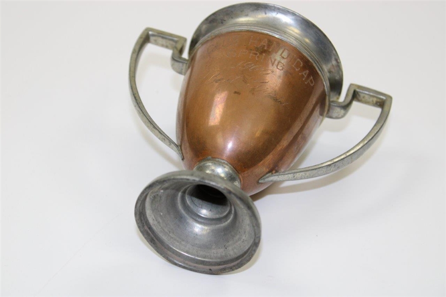 1906 Club Handicap Spring Best Gross Trophy Cup