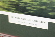 Augusta National Golf Club 'The 16th Hole - A Spring Day' Framed Garner Print