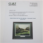 Augusta National Golf Club 'The 16th Hole - A Spring Day' Framed Garner Print