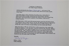 Walter Hagen's Personal 'Hagen the Hunter' with John Wesson Photo with Letter