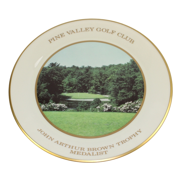 Vinny Giles' Pine Valley Golf Club John Arthur Brown Trophy Medalist Lenox Plate - 1989