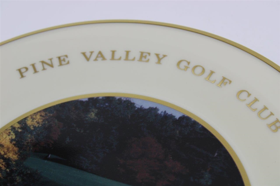 Vinny Giles' Pine Valley Golf Club John Arthur Brown Trophy Winner Lenox Plate with Box - 1995
